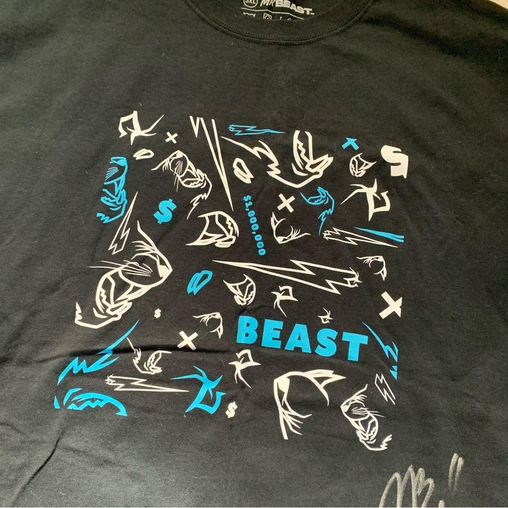 Mr Beast Limited Edition Signed Shirt View 3